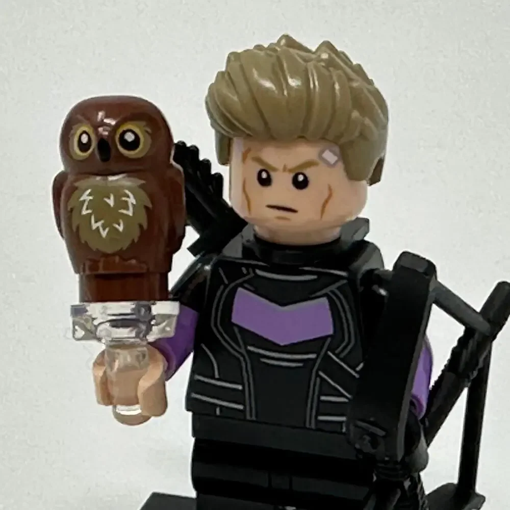 LEGO Marvel MCU Minifigure Hawkeye Clint Barton Bow Quiver Owl Series 2 71039
